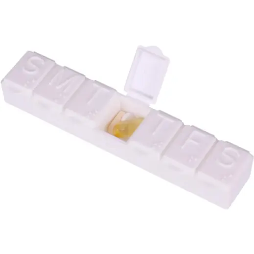 Altitude Emery Weekly Pill Box Unbranded Open